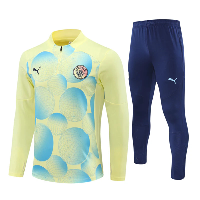 Manchester City 24/25 Tracksuit - Yellow