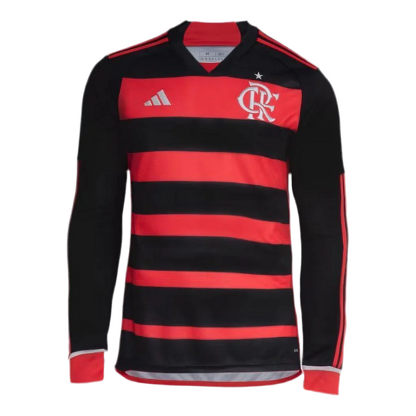 Chemise à manches longues Flamengo 24/25 - Rouge Noir