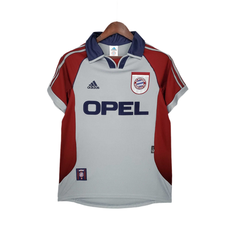 Bayern Munich Retro 1998/1999 Shirt - Red and Grey