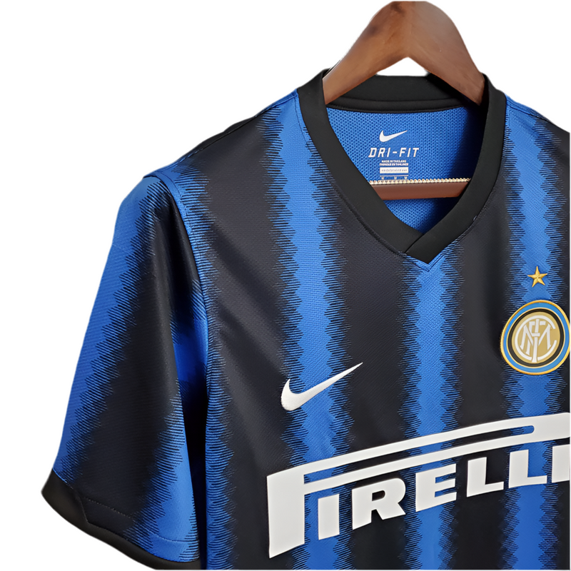 Maillot rétro Inter Milan 2010/2011 - Bleu et Noir