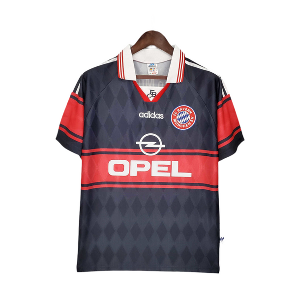 Bayern Retro 1997/1999 Jersey - Black and Red