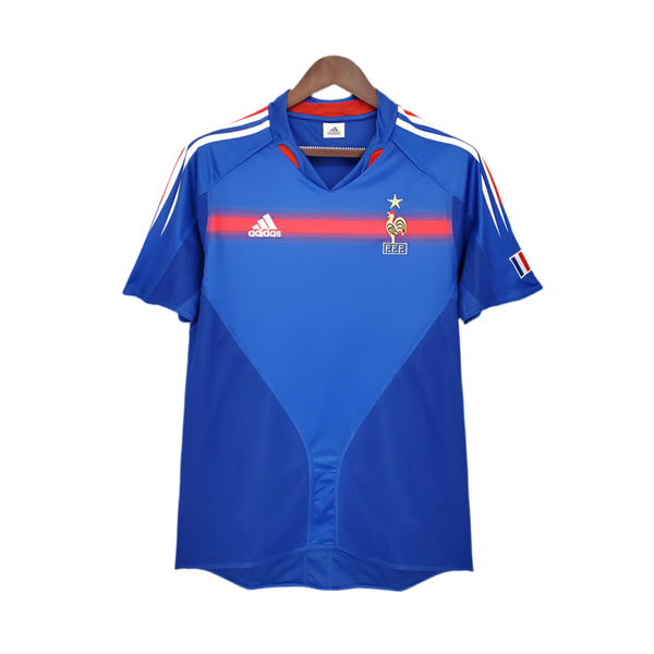 France Retro 2004 Blue Jersey -