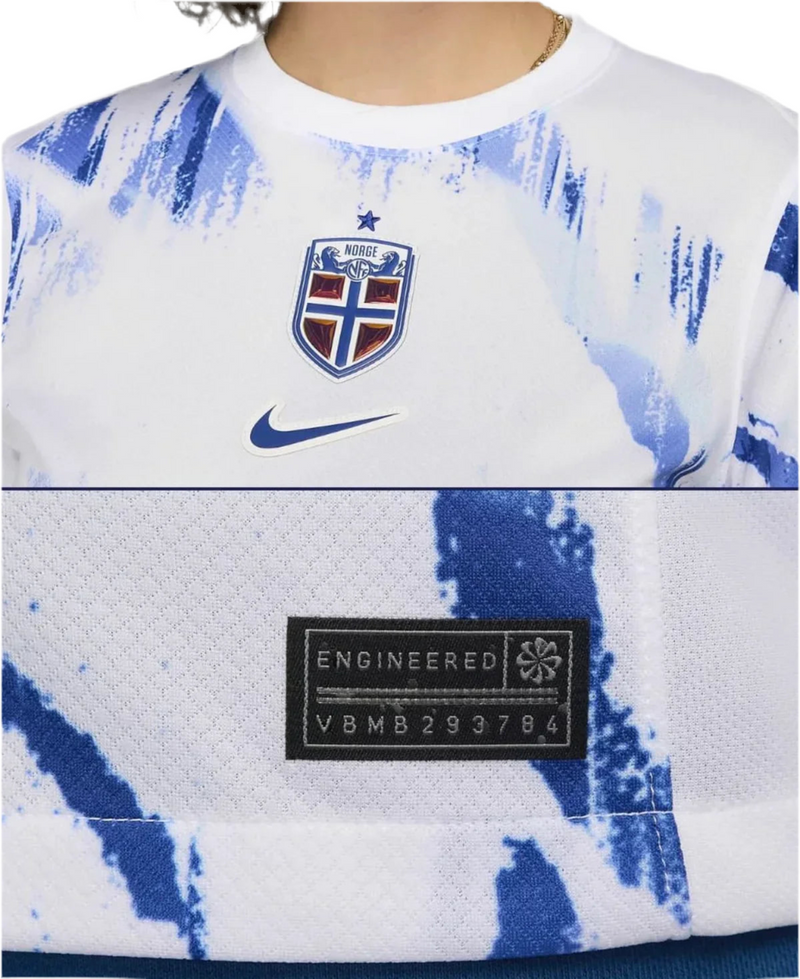 Maillot de l'équipe nationale de Norvège 24/25 - Blanc et Bleu