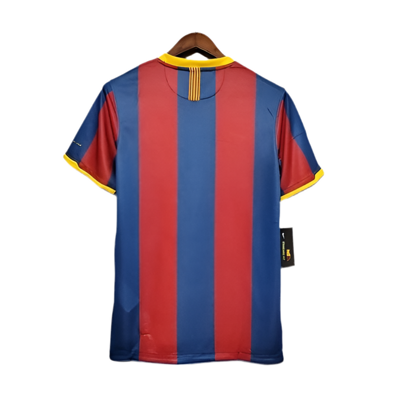 Barcelona Retro 2010/2011 Shirt - Blue and Maroon