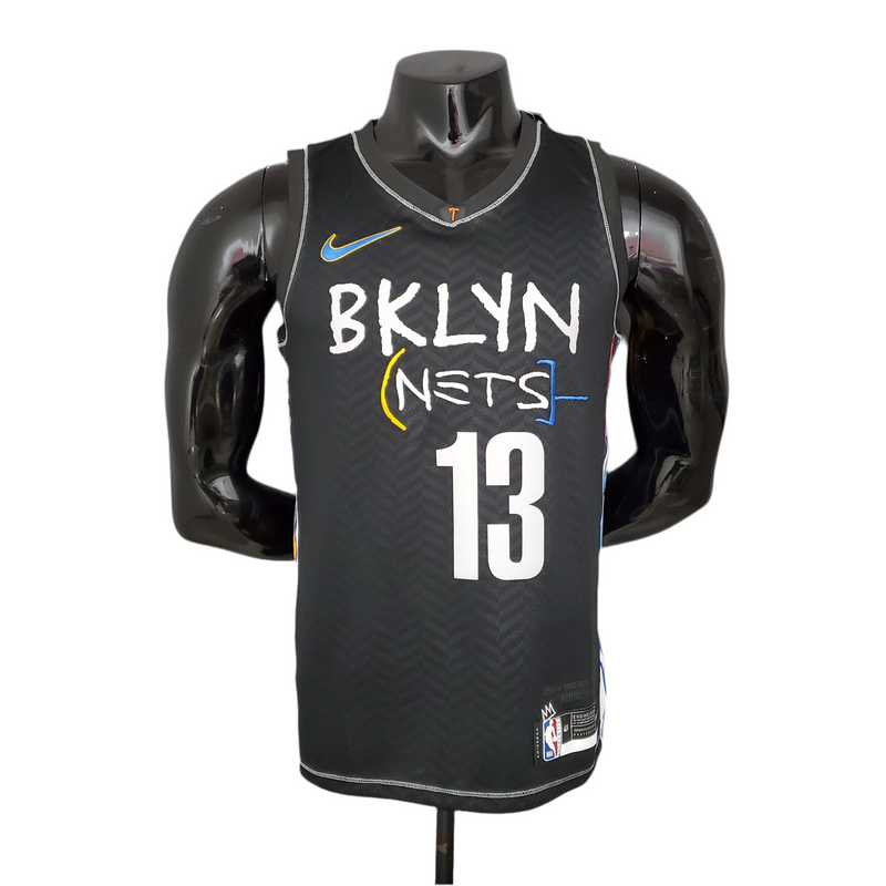 Regata NBA Brooklyn Nets Masculina - Preta