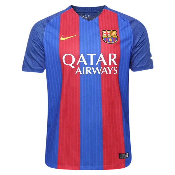 Camisola Barcelona Retrô 2016/2017 Azul e Vermelha -