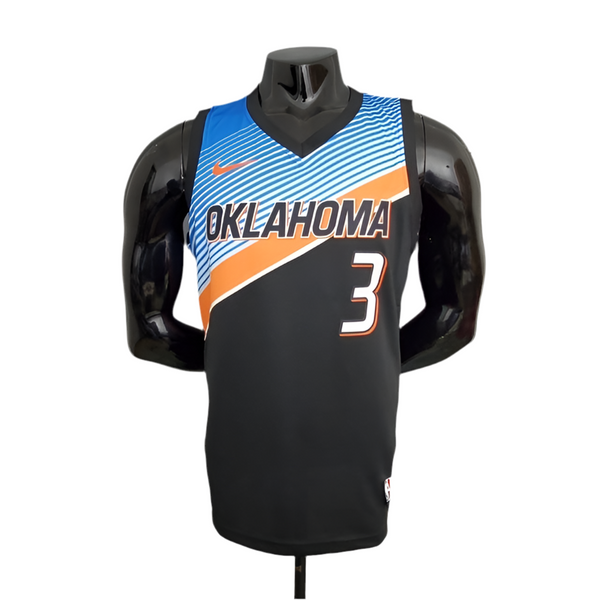 Regata NBA Oklahoma City Thunder Masculina - Preta