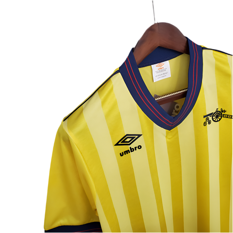 Camisola Arsenal Retrô 1983/1986 - Amarela