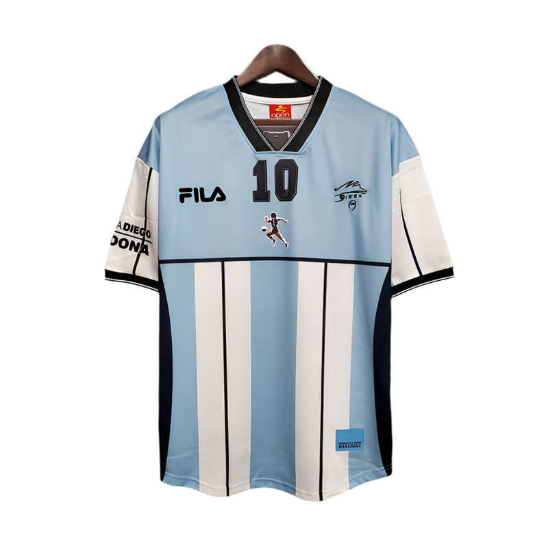 Argentina National Team Retro 2001 Blue and White Jersey - Fila