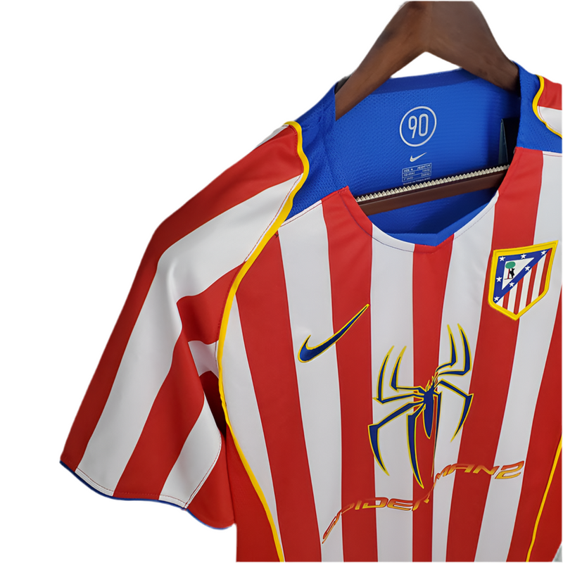 Maillot Rétro Atlético de Madrid 2004/2005 - Rouge et Blanc