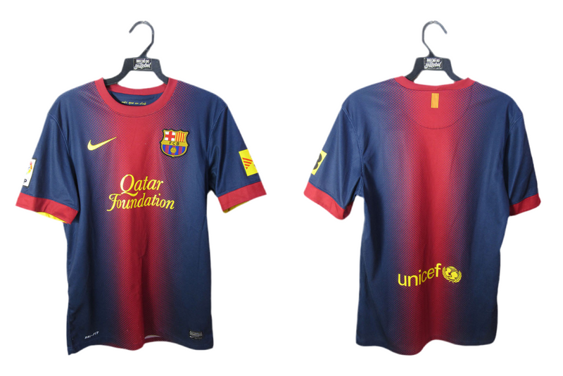 Camisola Barcelona Retrô 2012/2013 - Azul e Grená