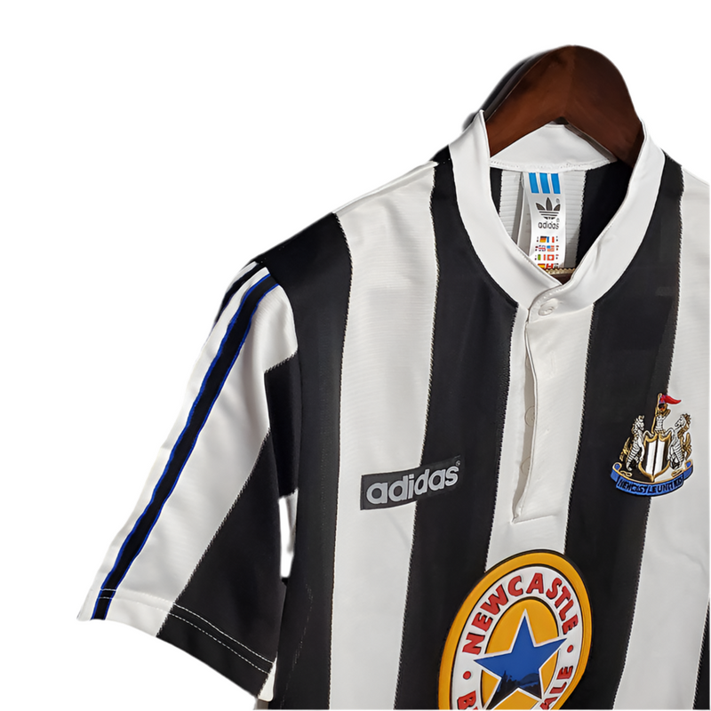 Newcastle Retro 1995/1997 Shirt - Black and White