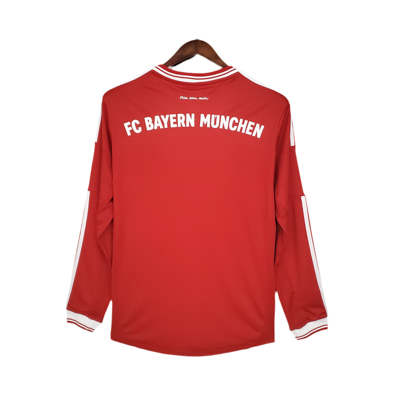 Maillot à manches longues Bayern Munich Ligue des Champions 2013/14 - Rouge