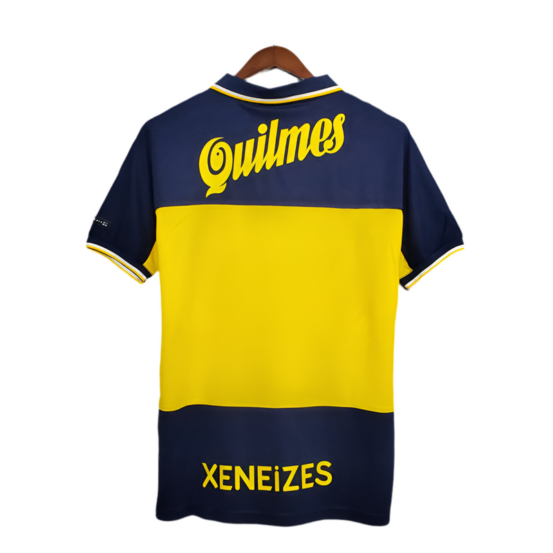 Maillot Boca Juniors Retro 1999 bleu et jaune -