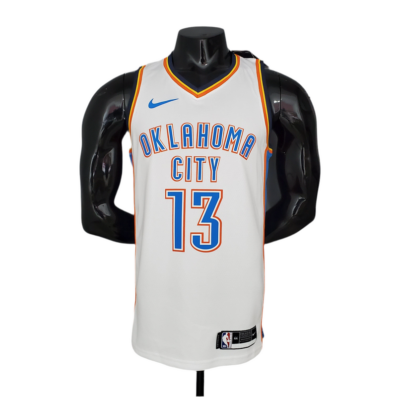 Regata NBA Oklahoma City Thunder Masculina - Branco