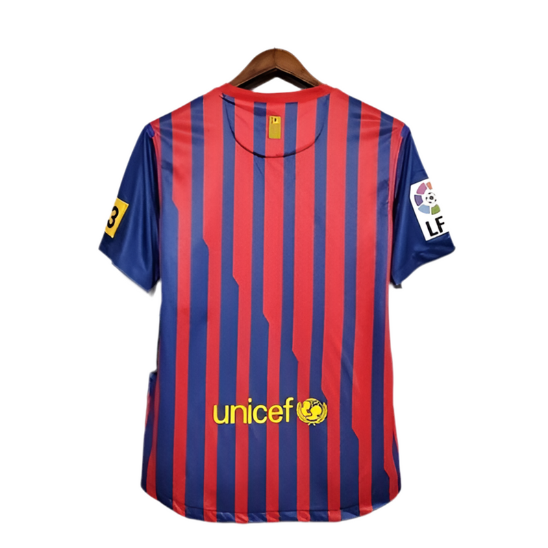 Maillot Barcelone Rétro 2011/2012 - Bleu et Vert