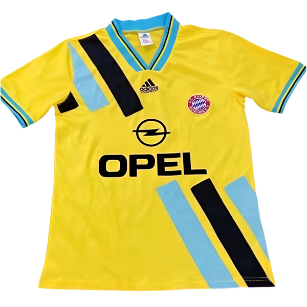 Camisola Bayern de Munique Retrô 1993/1995 - Amarelo