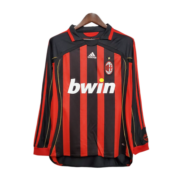 Maillot à manches longues AC Milan 06/07 - Noir et Rouge