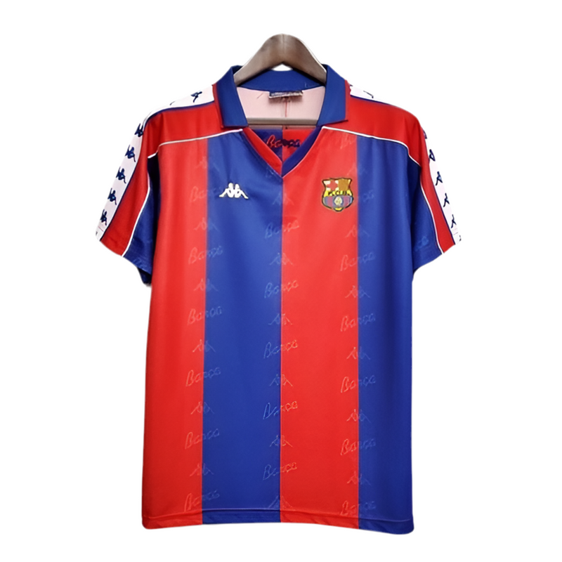 Camisola Barcelona Retrô 1992/1995 - Azul e Vermelha