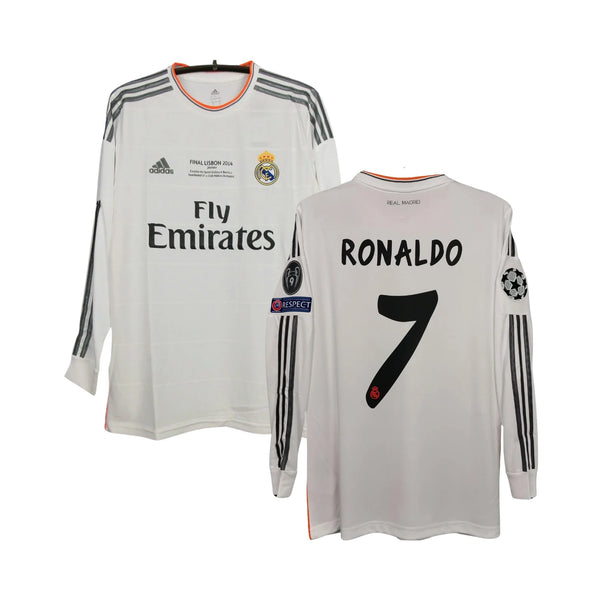 Real Madrid 13/14 Long Sleeve Shirt - Champions League Final - Ronaldo #7