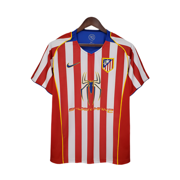 Maillot Rétro Atlético de Madrid 2004/2005 - Rouge et Blanc