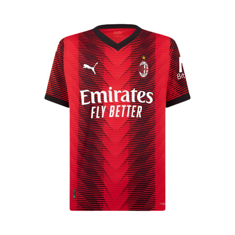 Maillot AC Milan Domicile 23/24 - Rouge et Noir