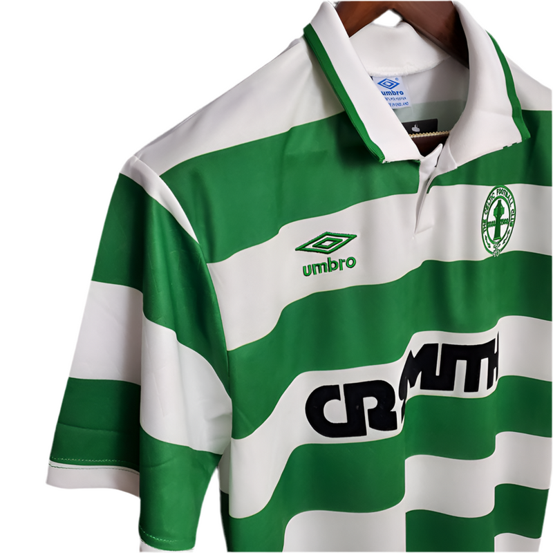 1987/1989 Celtic Retro Shirt - Green and White