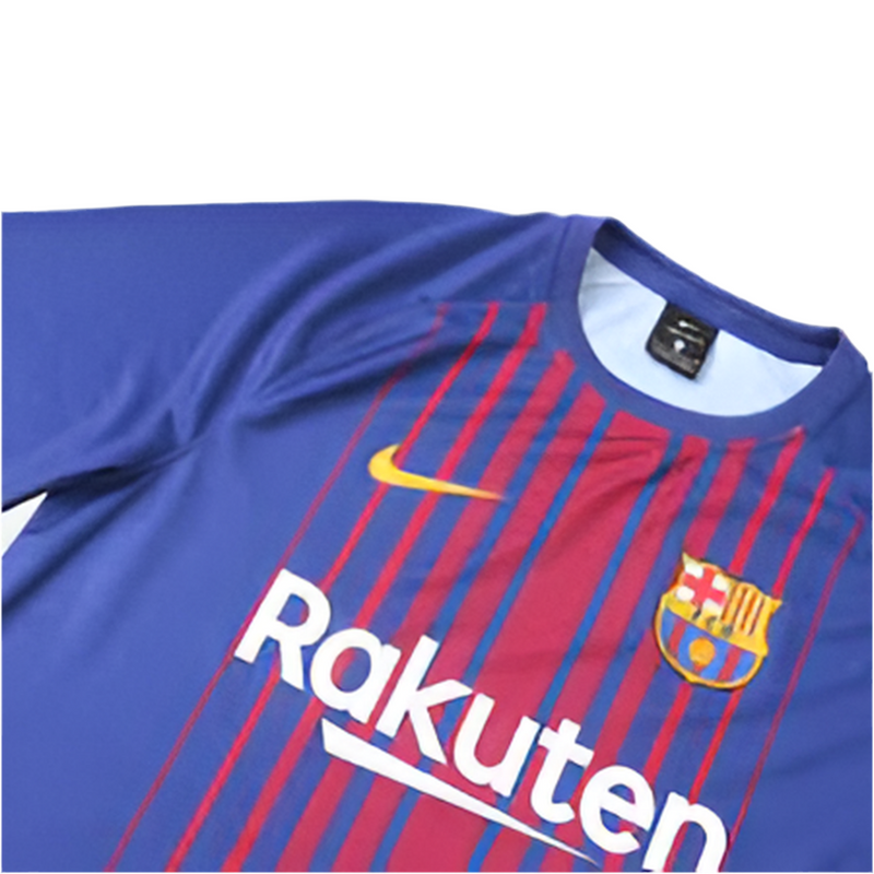 Camisola Barcelona Retrô I 17/18 - Azul e Grená