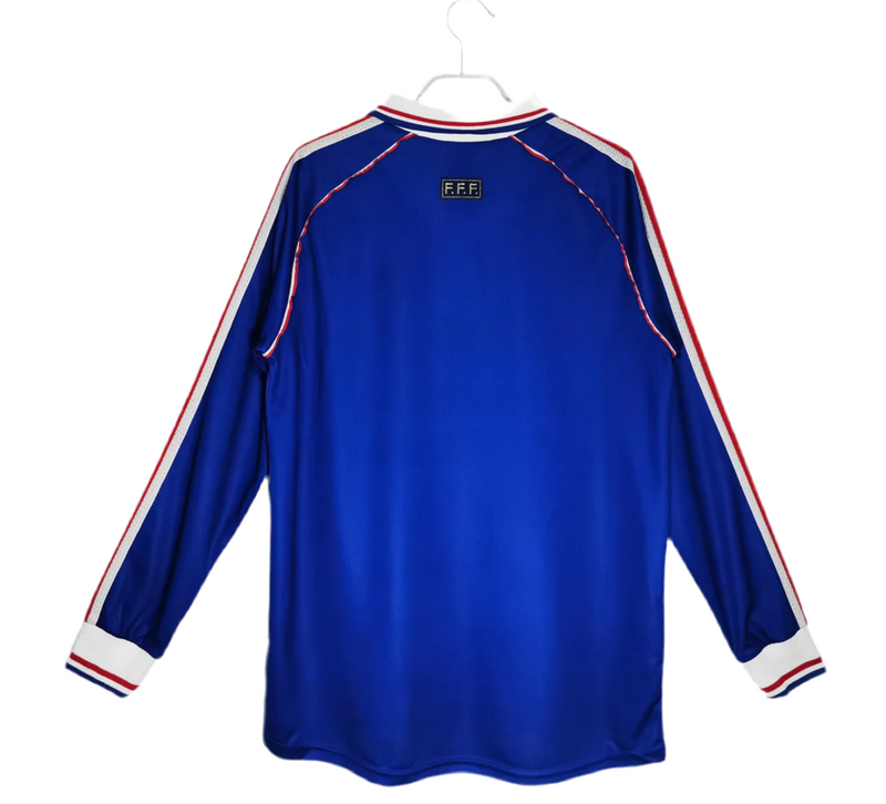 Camisola Manga Longa Seleção França 1998 - Azul