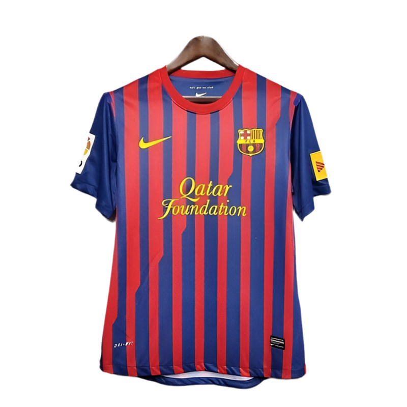 Maillot Barcelone Rétro 2011/2012 - Bleu et Vert