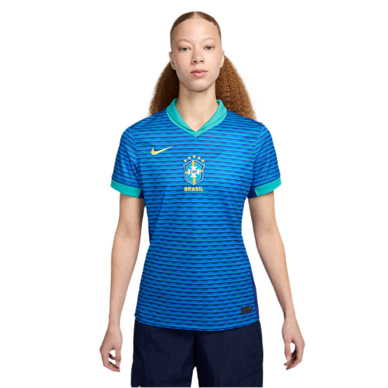 Maillot Femme Équipe Nationale du Brésil I 24/25 - Bleu