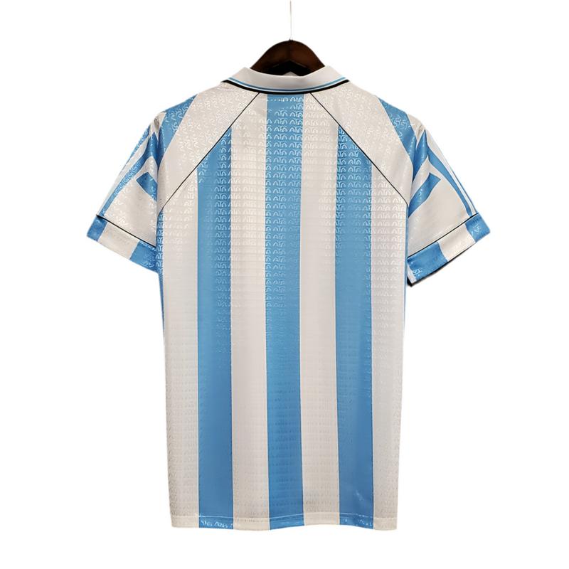 Argentina National Team Retro Jersey 1997-1998 Blue and White -