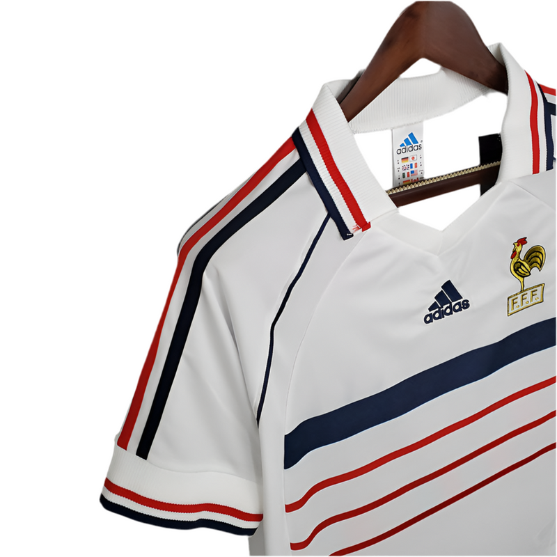 Maillot France Rétro 1998 - Blanc