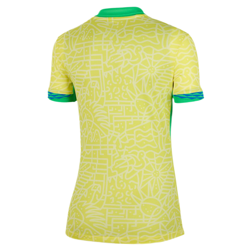 Maillot Femme Équipe Nationale du Brésil I 24/25 - Jaune