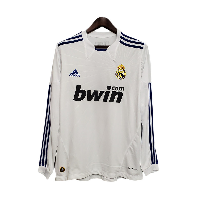 Real Madrid 10/11 Long Sleeve Jersey - White