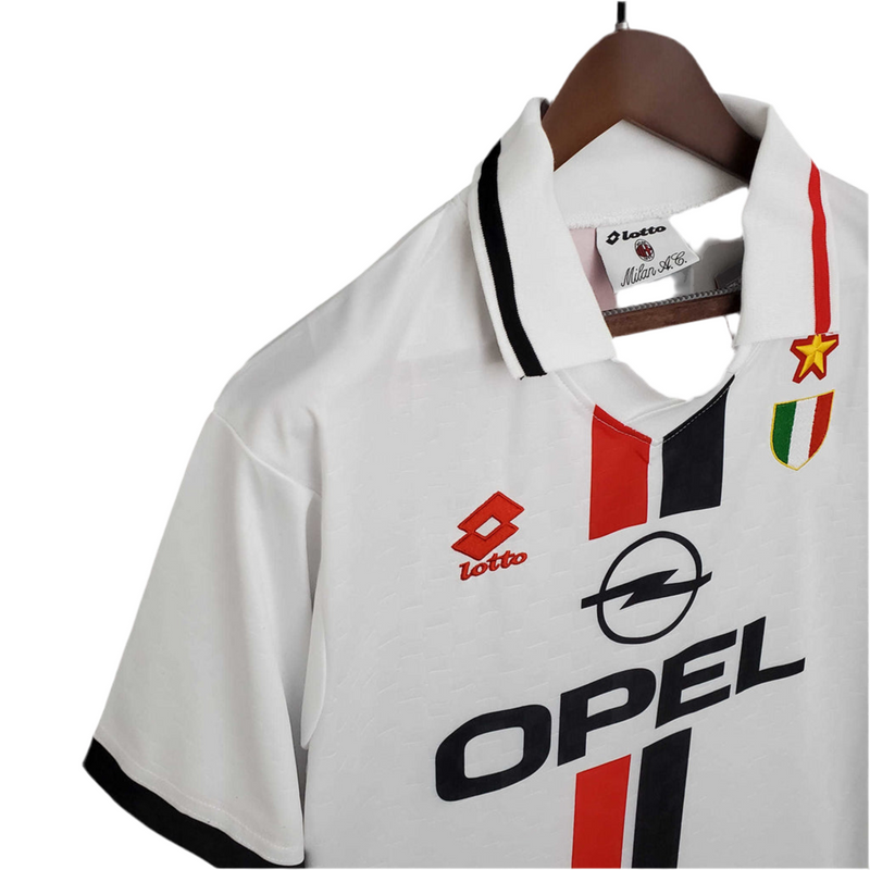 Maillot AC Milan Rétro 1995/1997 Blanc - Loto