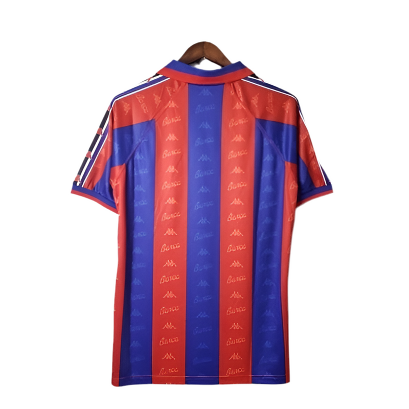 Camisola Barcelona Retrô 1996/1997 - Azul e Grená