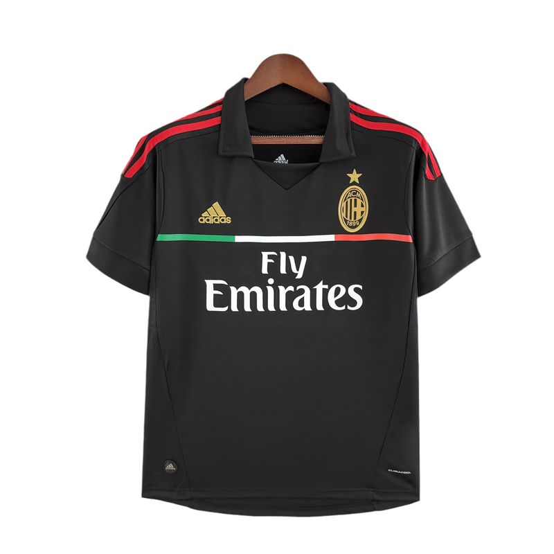 AC Milan Retro Third Jersey 11/12 - Black