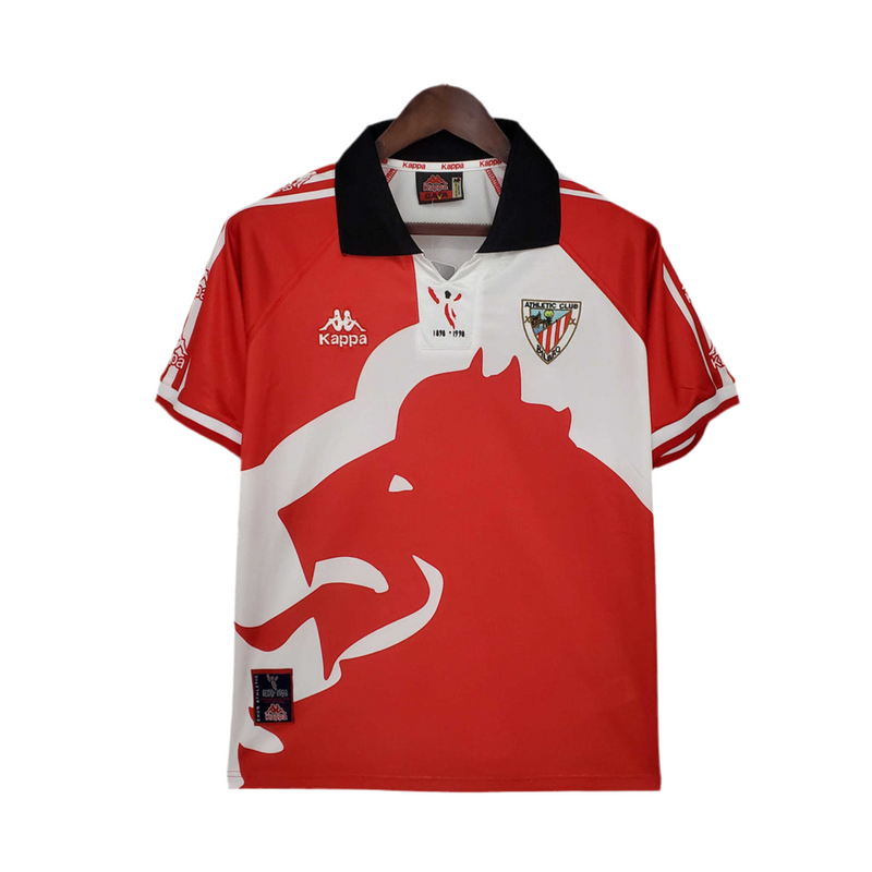 Athletic Bilbao Retro 1997/1998 Shirt - Red and White