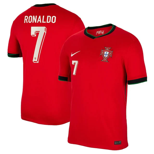 Portugal 24/25 Home Shirt - Red - Ronaldo