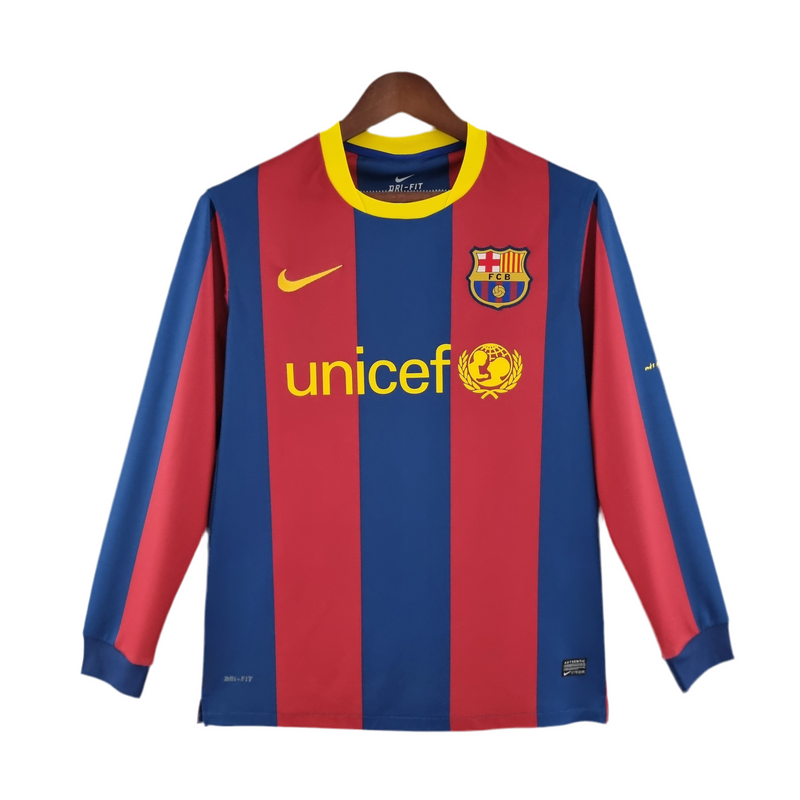 Maillot manches longues Barcelone 10/11 - Vert