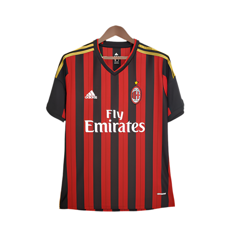 AC Milan Retro 2013/2014 Shirt - Red and Black