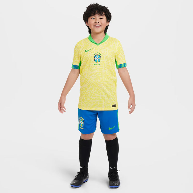 Kit Enfant Brésil 24/25 - Jaune et Bleu