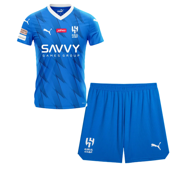 Kit Enfant Al-Hilal I 23/24 - Bleu et Blanc