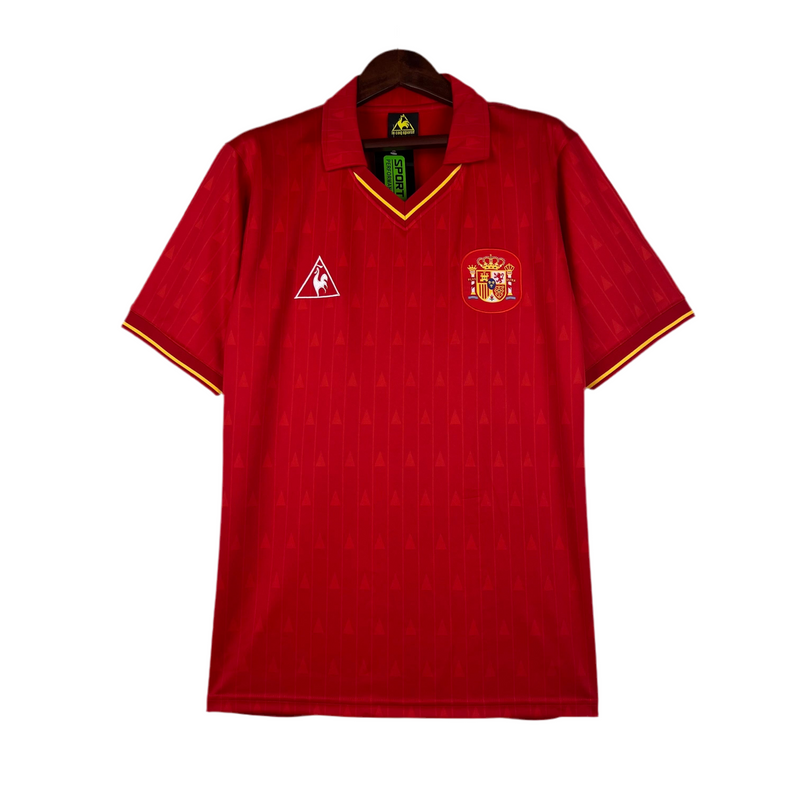 Maillot Espagne Rétro 1988/1991 Equipe Nationale - Rouge