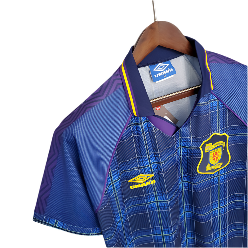 Camisola Escócia Retrô 1994/1996 Azul -