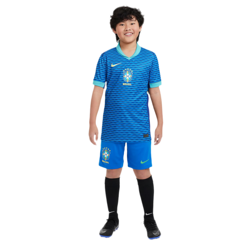 Maillot Enfant Brésil 24/25 - Bleu