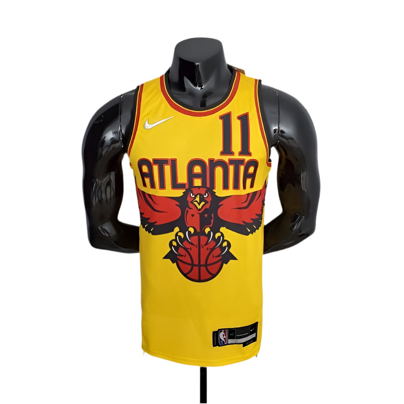 Débardeur NBA Atlanta Hawks 75e Anniversaire pour Homme - Jaune