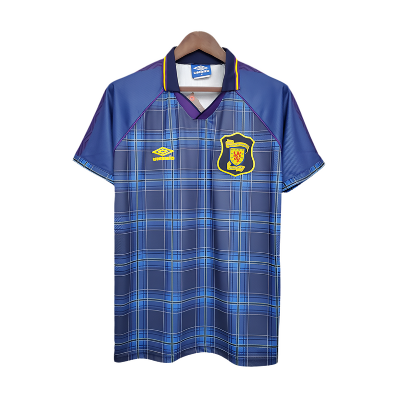 Camisola Escócia Retrô 1994/1996 Azul -