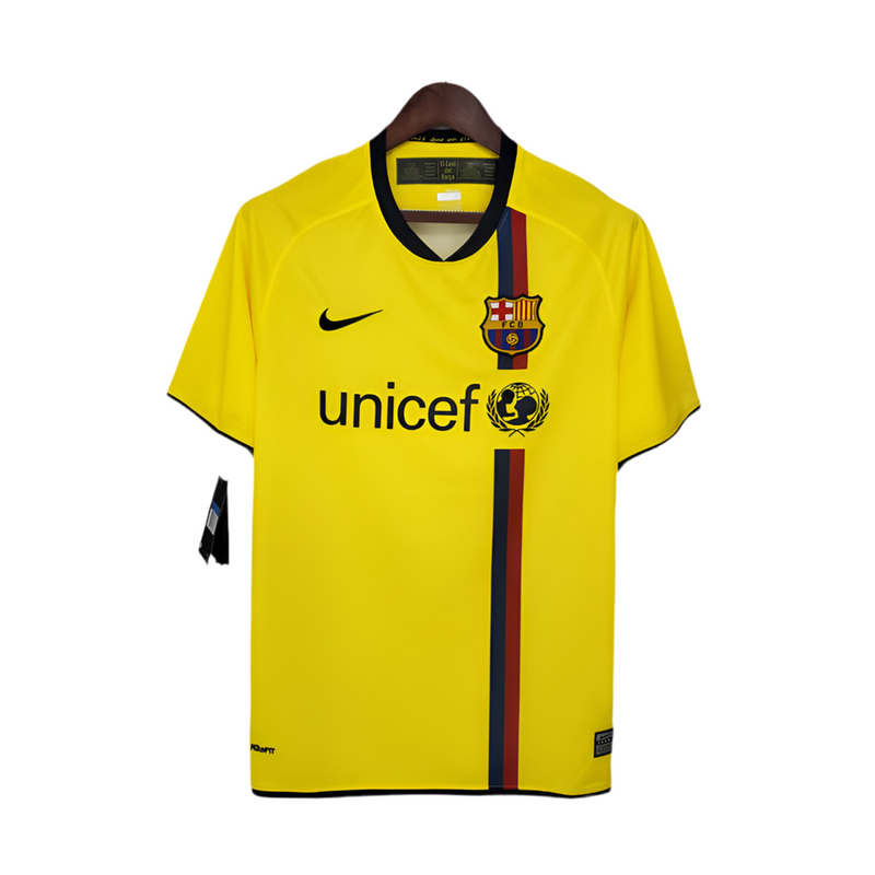 Maillot rétro Barcelone 2008/2009 - Jaune